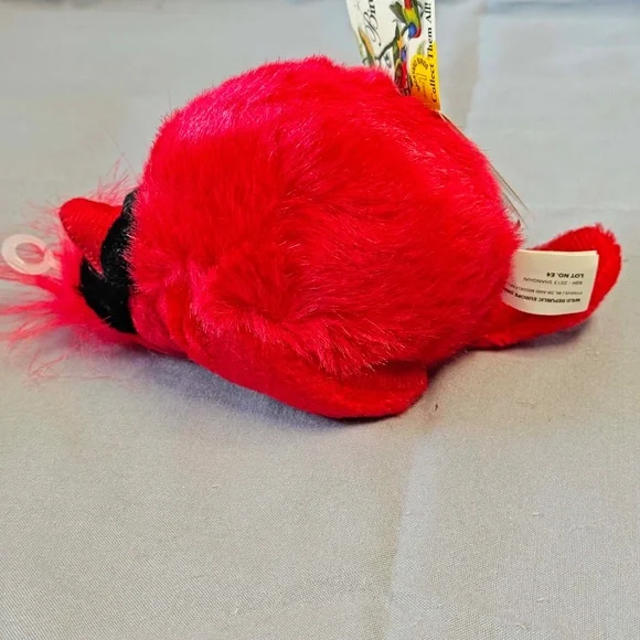 SINGING BIRD, PLAYS REAL BIRD CALLS, RED CARDINAL, 6 L x 4 ½ W x 4 ¾ H INCH PLUS - Picture 5 of 16